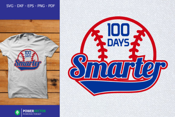 100 Days Smarter SVG, School Shirt