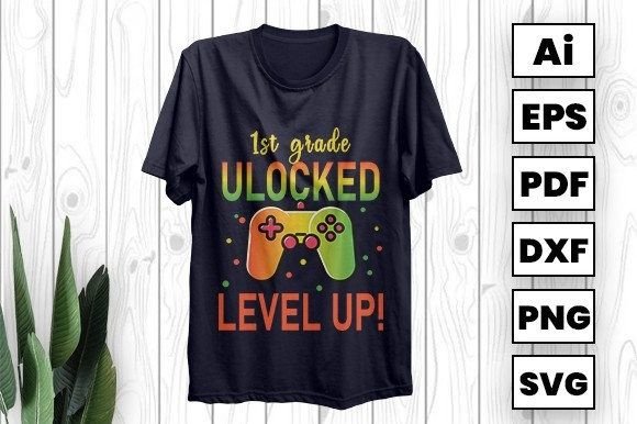 1st Grade Unlocked Level Up: Graphics & Print Templates