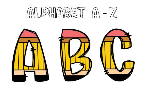 Back to School Alphabet 3: Friendly Graphics & Illustrations for Local Brands