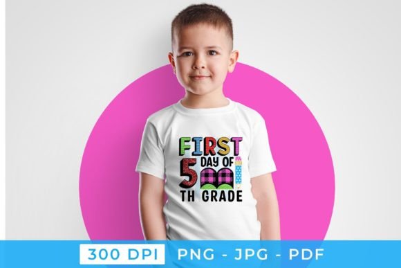 First Day of 5th Grade PNG