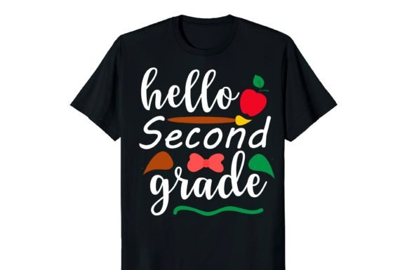 Hello Second Grade T-shirt File